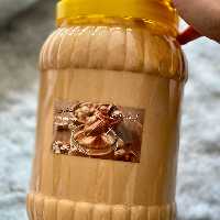 کره بادام زمینی یک کیلویی خالص و بدون افزودنی هاندی