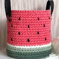 سبد تریکو هندوانه یلدا لباس و اسباب بازی سیسمونی (پس کرایه)