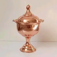 آجیل خوری مسی دربدار طرح لاله نانو شده