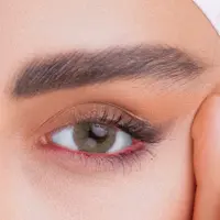 لنز چشم بیوتی سالیانه رنگ خاکستری عسلی روشن