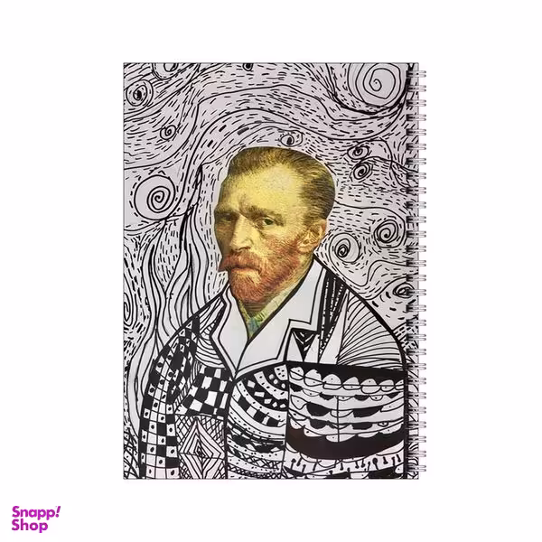 دفتر مشق 100 برگ بامبیلیپ طرح ونگوگ و آنالیز خط کد 1675750