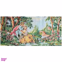 کوبلن طرح باغ سایز بزرگ بدون نخ