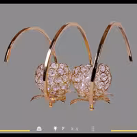 شمعدان 2شعله مدل پیچ دو شعله توپی فورتیک