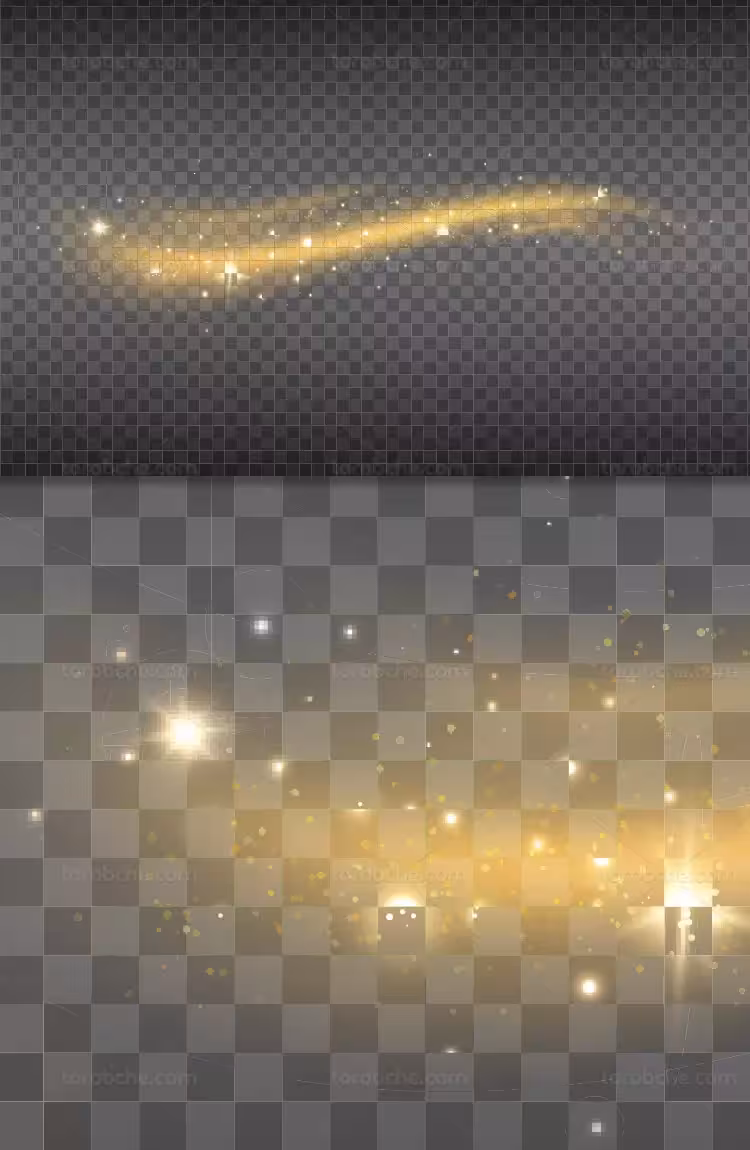 طرح افکت نور طلایی رنگ | گرافیک با طعم تربچه