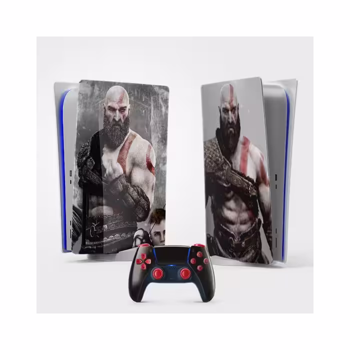اسکین(برچسب)Playstation 5-طرح God of war-مدل استاندارد-کد2-سفارشی