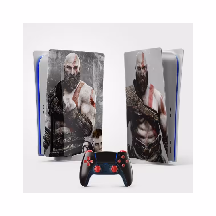 اسکین(برچسب)Playstation 5-طرح God of war-مدل استاندارد-کد2-سفارشی