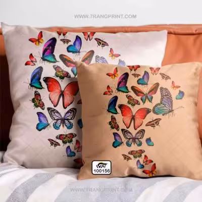 چاپ کوسن پروانه 100156