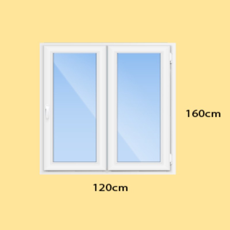 پنجره دوجداره upvc تک حالته با پروفیل هانی کامب  (پس کرایه و هزینه ارسال در مقصد