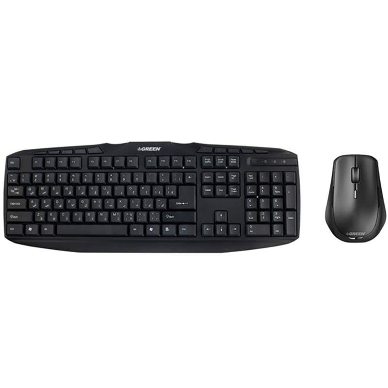 کیبورد و ماوس با سیم گرین مدل GKM-305