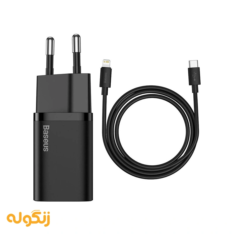 شارژر سریع 20 وات بیسوس Baseus Super Si مدل TZCCSUP-B01 رنگ مشکی - زنگوله