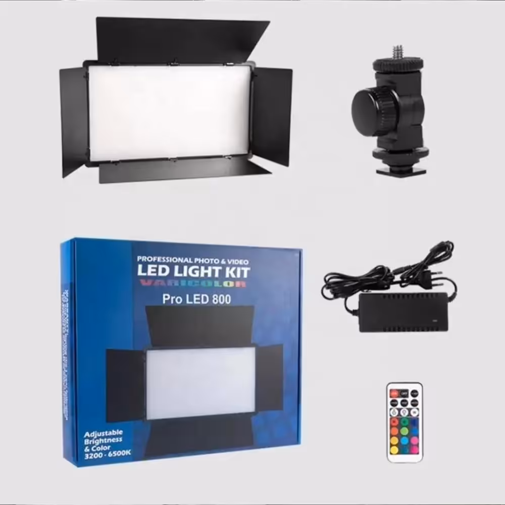 نور ثابت آر جی بی پروفشنال Professional LED U800 RGB (بدون باتری)