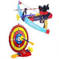 تیر و کمان اسباب بازی طرح تفنگ همراه با سیبل مدل crossbow series