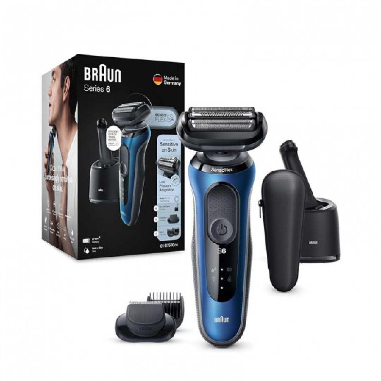 ماشین اصلاح موی صورت براون سری 6 مدل 61B7200CC