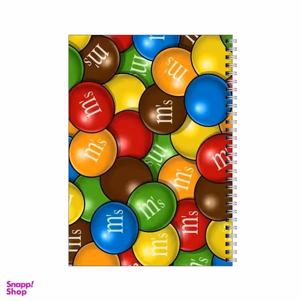 دفتر مشق 50 برگ بامبیلیپ طرح پترن اسمارتیز خوشمزه کد 8812355