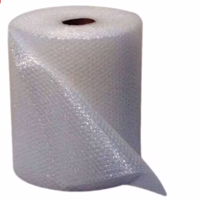 نایلون حباب دار  عرض 50 کیفیت B  توپ رول حدود 85 متر  یا حدودا 5 کیلو عمده محافظ حباب دار  نایلون حبابدار