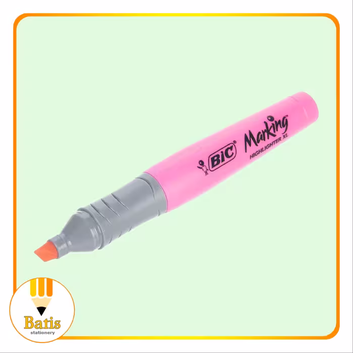 ماژیک علامت گذار بیک مدل ایکس ال - رنگ صورتی