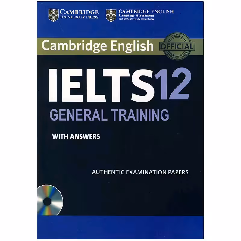 کتاب زبان آیلتس کمبریج 12 جنرال  Ielts cambridge 12 general