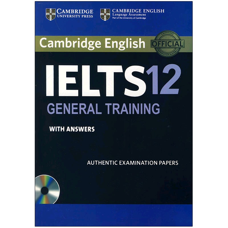 کتاب زبان آیلتس کمبریج 12 جنرال Ielts cambridge 12 general