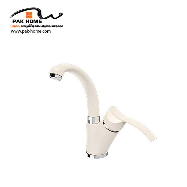 شیر روشویی زدرا شودر مدل اپال (شیری-کروم)