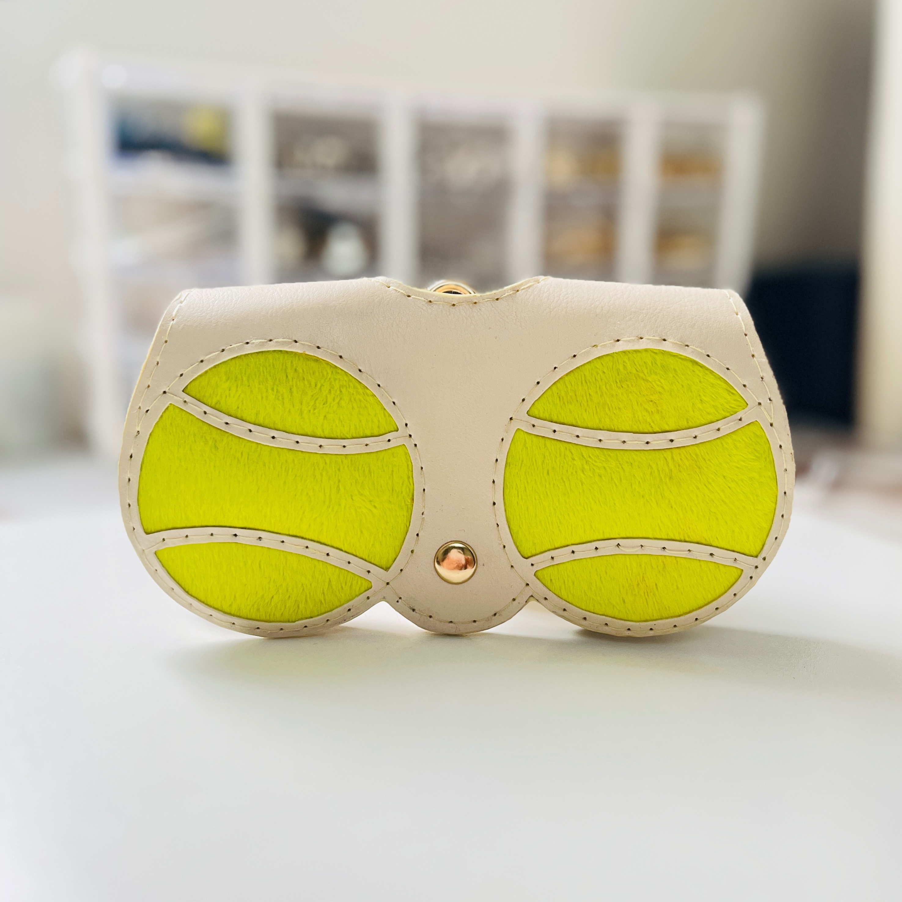 کیف عینک طرح توپ تنیس