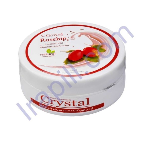کرم مرطوب کننده دست و صورت رزهیپ کریستال 200 میلی لیتر