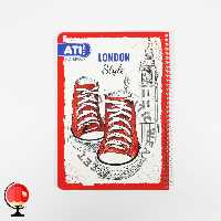 دفتر مشق 100 برگ سیمی طرح ال استار آتی