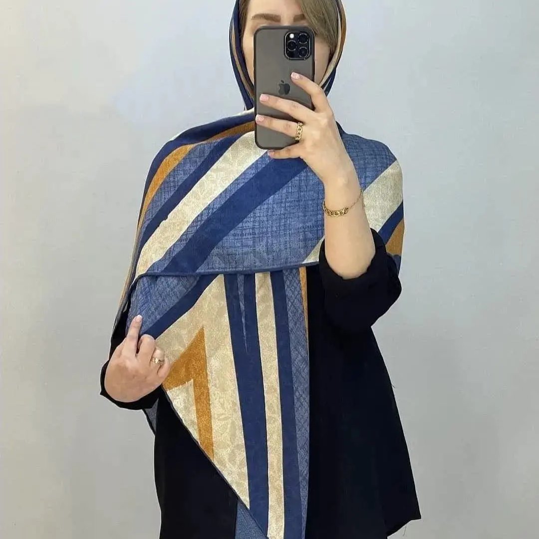 روسری نخی چهار فصل زیبا