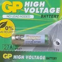 باتری آلکالاین 27A باطری Ultra Alkaline A27 برند جی پی GP اورجینال اصلی 12 ولت آلکاین 12v 
