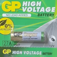 باتری آلکالاین 27A باطری Ultra Alkaline A27 برند جی پی GP اورجینال اصلی 12 ولت آلکاین 12v 