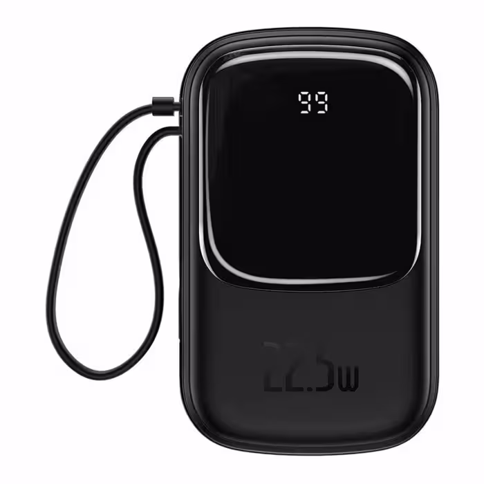پاور بانک بیسوس Qpow Digital Display 22.5w 20000mAh Type-C