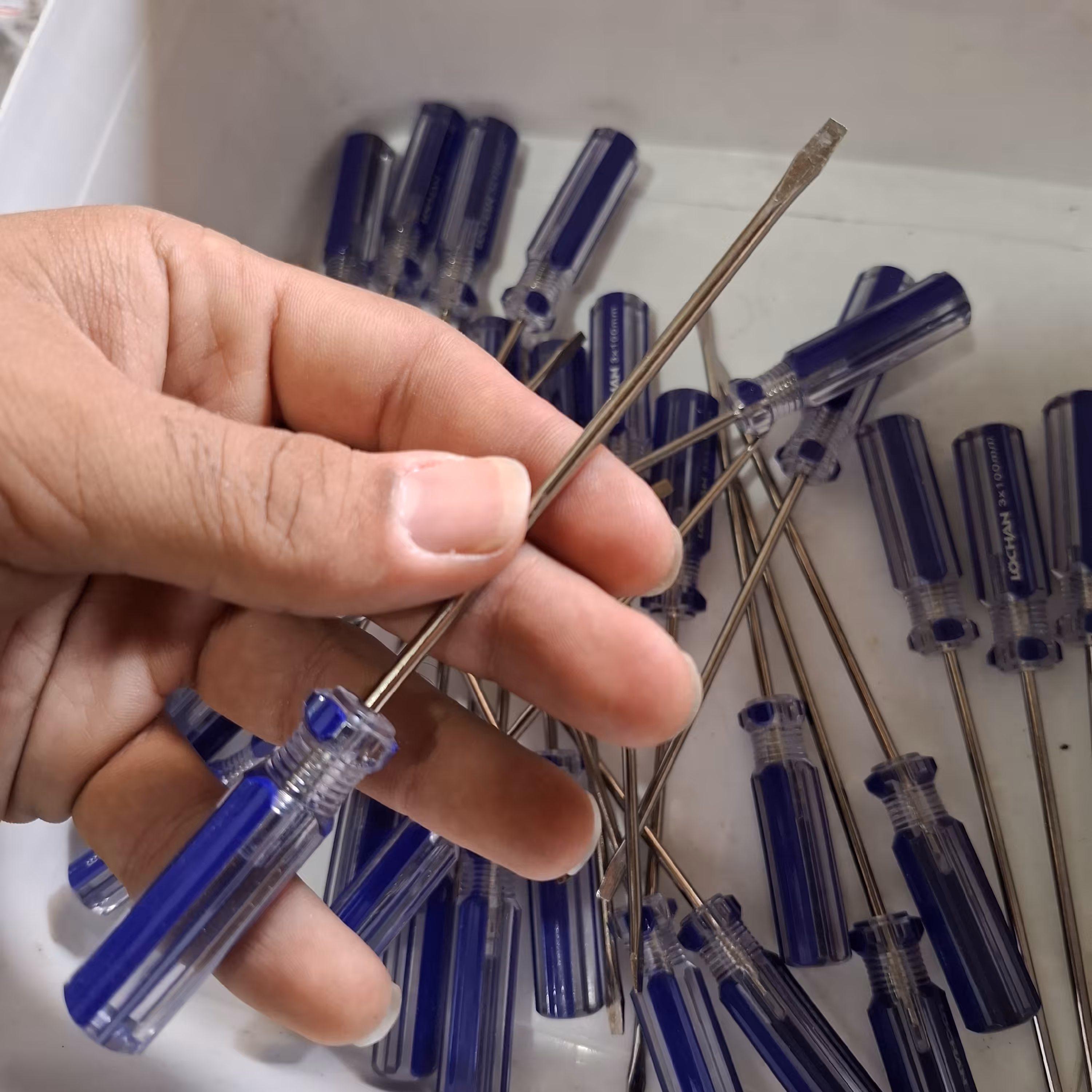 پیچگوشتی دوسو سایز 3 در 100