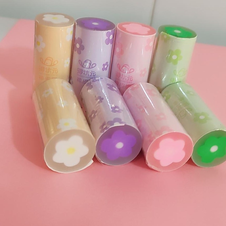 پاکن گلی استوانه ای(بنفش و صورتی تمام شده) 