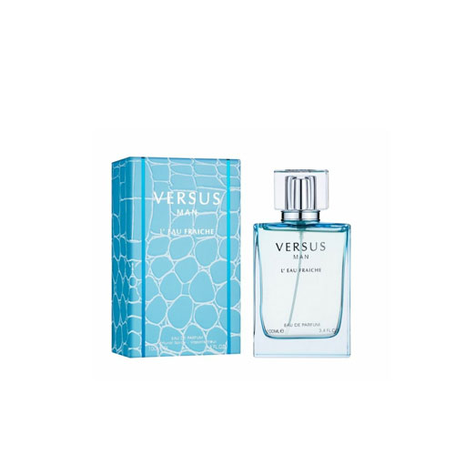 عطر ادکلن مردانه ورساچه او فرش فراگرنس ورد ورسوس من لئو فرش (Fragrance World Versace Eau Fraiche)