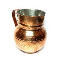 پارچ مسی چکش کاری سایز بزرگ
با دسته طرحدار