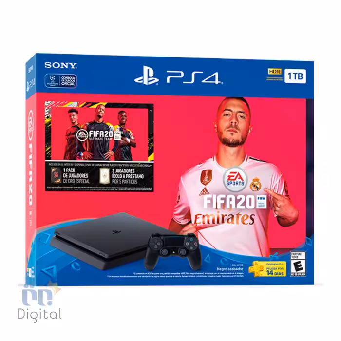 کنسول سونی مدل PlayStation 4 Slim باندل FIFA 20 ظرفیت 1 ترابایت ریجن 1