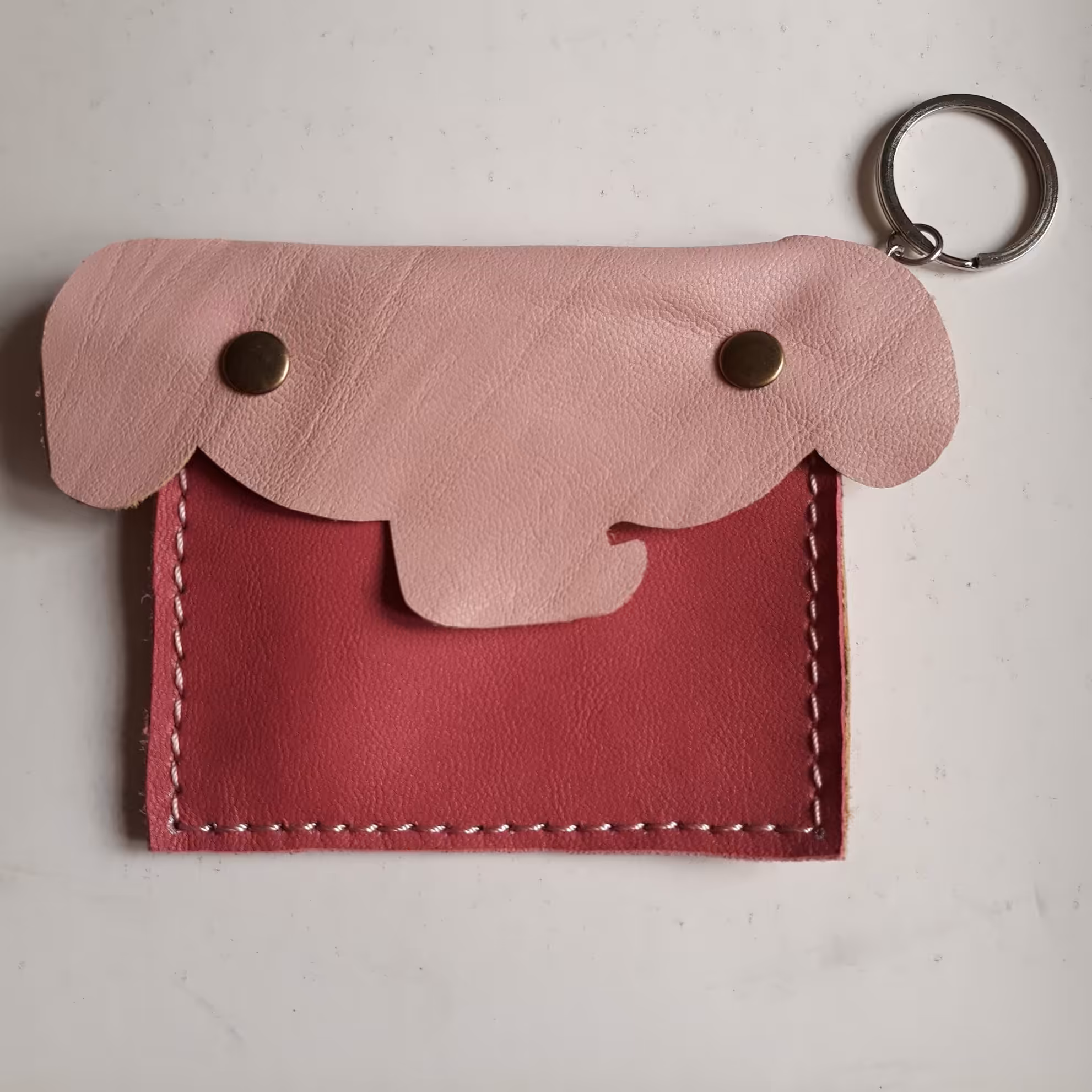 جاسوییچی کیفی چرم طبیعی