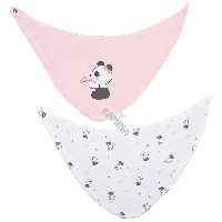 پیشبند سه گوش دخترانه نوزادی بی ارگانیک biorganic