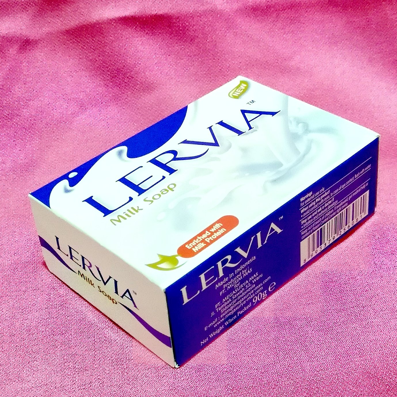 صابون شیر لرویا 90 گرمی lervia