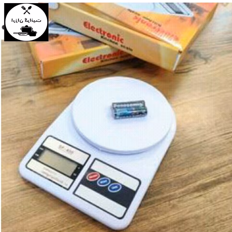 ترازوی آشپزخانه دیجیتالSFاصل اصل الکترونیک کیفیت عالی  و2عددباطری(جنس اصلی تصویرآخری)