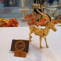 تندیس بز کوهی برنجی (برنز) کیفیت درجه یک و پرداخت عالی با قابلبت ریزجزئیات سنگین وزن