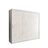 کمد لباس 2 درب کشویی طوسی سایز 250*200*62 کد 8842