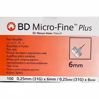 سرسوزن قلم انسولین 6 میل بی دی BD 31G-6mm