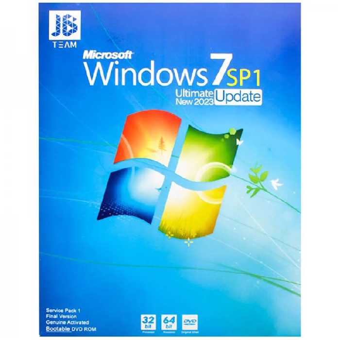 نرم افزار Windows 7 SP1 Ultimate Update 2023 نشر JB.TEAM