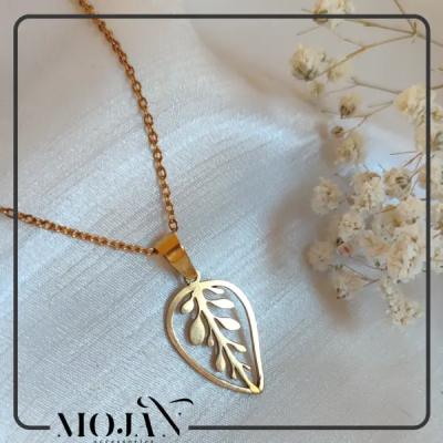 پلاک استیل طرح برگ کد 409