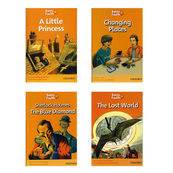 کتاب Readers family and friends 4 اثر جمعی از نویسندگان انتشارات کتاب ما 4 جلدی