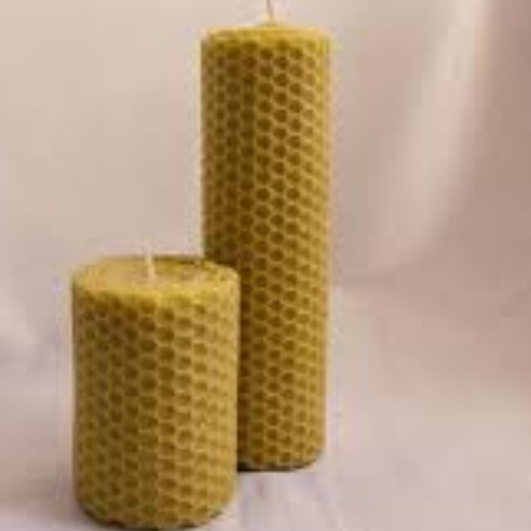 پک شمع موم عسل سایز کوچک و متوسط(2عدد)