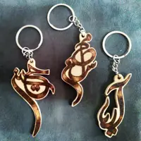نمونه جاکلیدی ها و گردن آویز های سوخت نگاری شده و معرق 