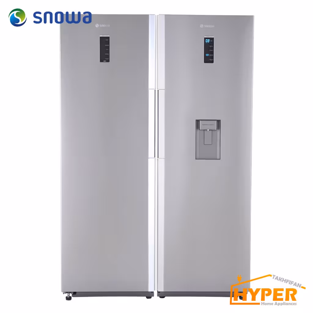 یخچال فریزر دوقلو اسنوا SN5-SN6-1319SS استیل سری هایپر