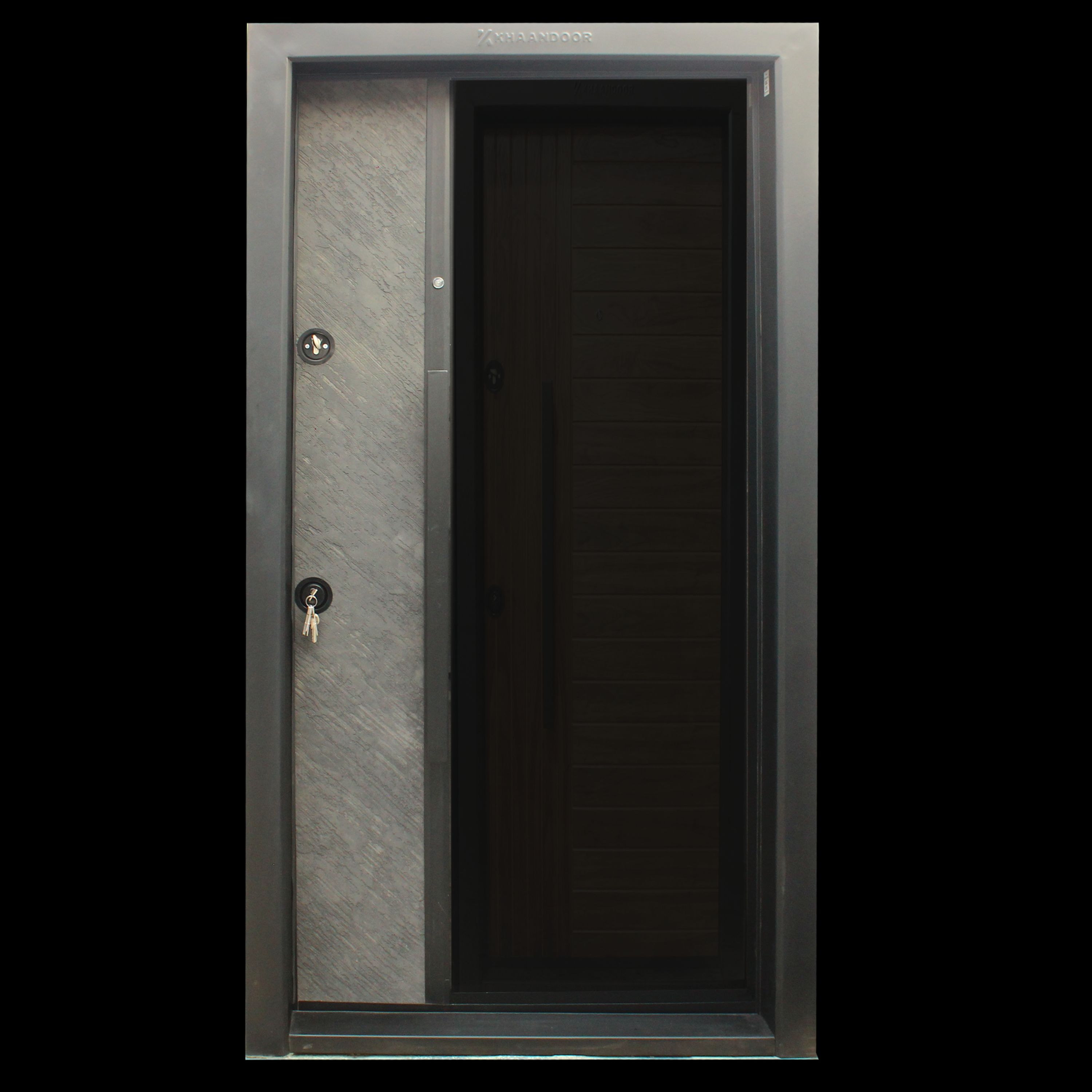 درب ضد سرقت مدل بتن شیشه درب خان هزینه ارسال بر عهده مشتری