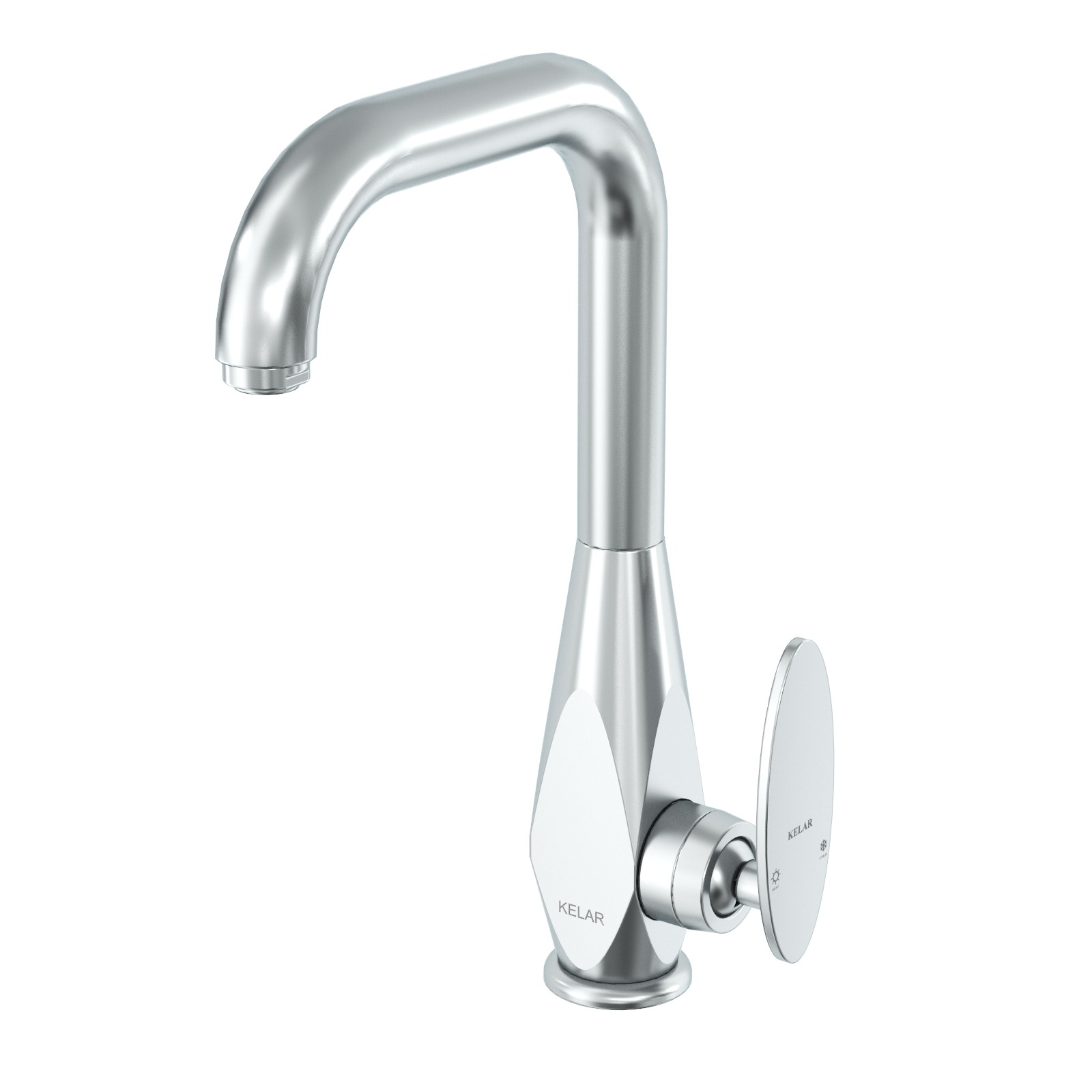 شیر روشویی علم دار کلار مدل برلیان